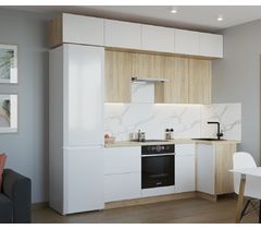 Кухонный гарнитур Тальк Дуб сонома-5 (2800х1000 мм)