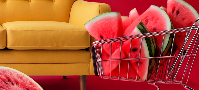 Диван купи - арбуз получи!