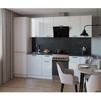 Кухонный гарнитур Белый глянец-13 (2400 мм)