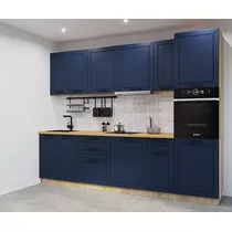 Кухонный гарнитур Океания Кристалл - 4 (3000 мм)