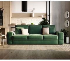 Диван прямой тик-так Дублин 3д