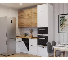 Кухонный гарнитур арт. 7 Тальк Рустик соломенный 1000х2400 мм